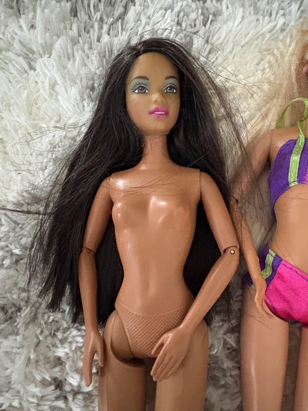 Barbie Dolls Lot with Pink and Blue Swimwear - Picture 3 of 6